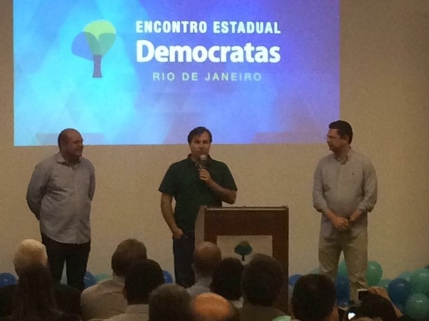 O deputado Rodrigo Maia (DEM-RJ) foi eleito presidente da Cmara dos Deputados, com 285 votos.