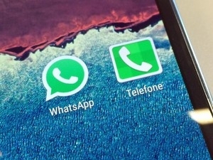 cone do aplicativo de conversa Whatsapp em um smartphone