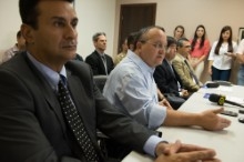 Secretrio de segurana, Mauro Zaque, e o Governador Taques (PDT)