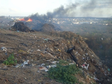 Lixo da cidade de Caic, no Rio Grande do Norte, em foto de 21 de julho deste ano