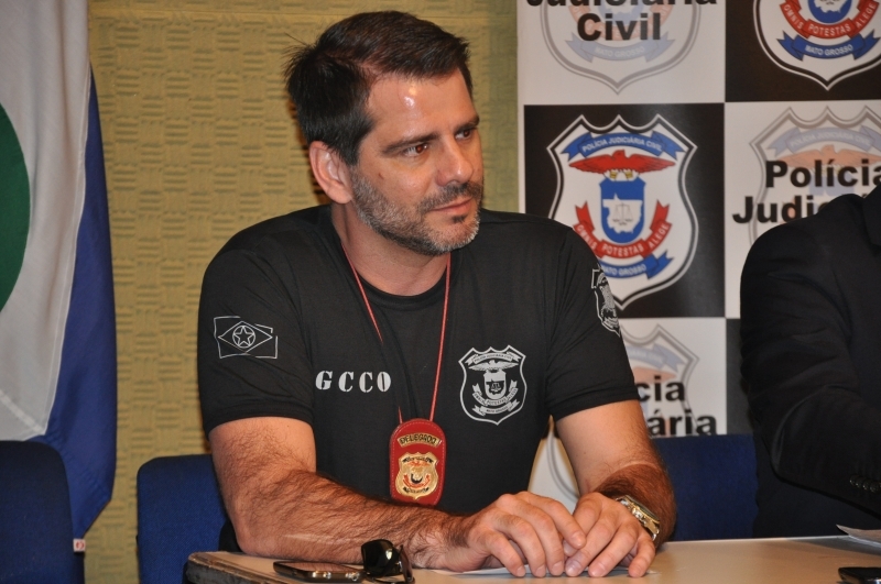 Delegado Titular do GCCO, Flvio Henrique Stringueta.