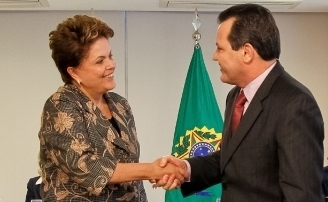Governador Silval Barbosa e Presidenta Dilma Rousseff