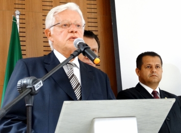Deputado federal Valtenir Pereira (PROS) acompanhou o ministro chefe da Secretaria de Aviao Civil, Moreira Franco