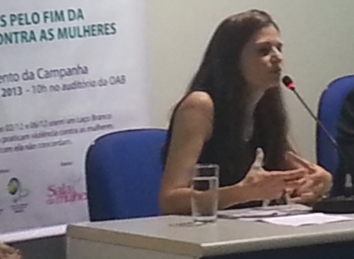 Presidente do Conselho Estadual de Direitos da Mulher, Defensora Pblica Rosana Leite de Barros