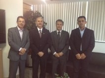 deputado estadual Ezequiel Fonseca (PP), reuniu com o secretrio executivo do Min. da Pesca e Aquicultura, tila Maia