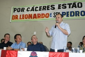 Leonardo concorreu  prefeitura de Cceres em 2012, a quinta maior cidade de Mato Grosso