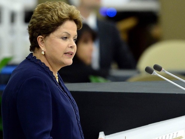 Dilma Rousseff durante discurso de abertura da 68 Assembleia Geral da ONU