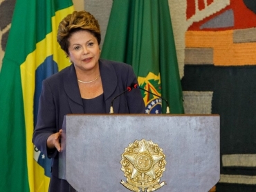 Dilma discursa na reunio do Conselho de Desenvolvimento Econmico e Social (CDES), no Palcio do Itamaraty 