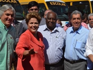 Presidente Dilma Rousseff fez viagem oficial a Campo Grande-MS