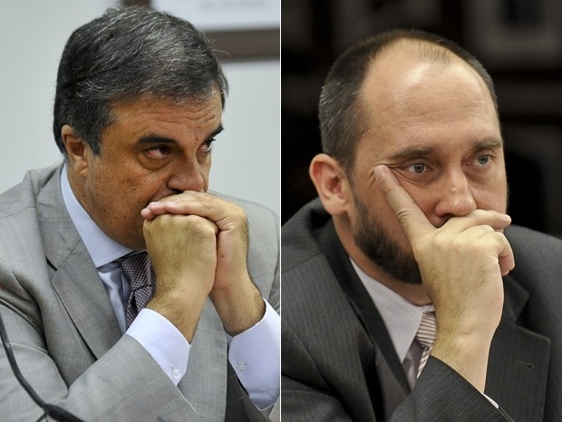 O ministro da Justia, Jos Eduardo Cardozo, e o advogado-geral da Unio, Lus Incio Adams, em audincia na Cmara