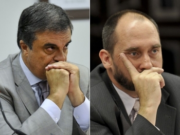 O ministro da Justia, Jos Eduardo Cardozo, e o advogado-geral da Unio, Lus Incio Adams, em audincia na Cmara 