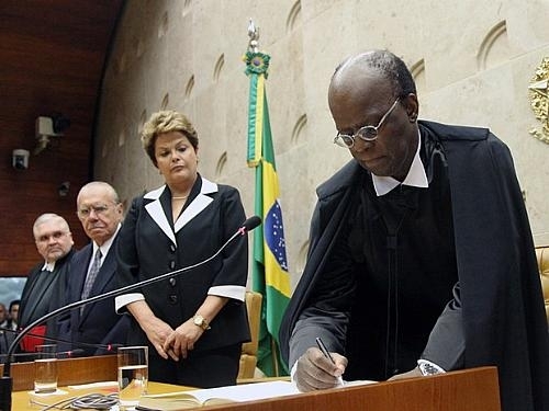 Joaquim Barbosa  empossado como presidente do STF