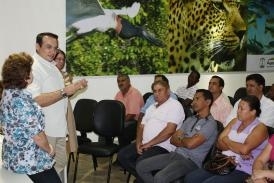 A Secopa e a UFMT se reuniram com lderes comunitrios da regio do Crrego do Barbado.