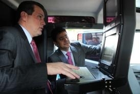 Governador Silval Barbosa, testa sistema de radar russo que ir monitorar fronteira do Estado com a Bolvia