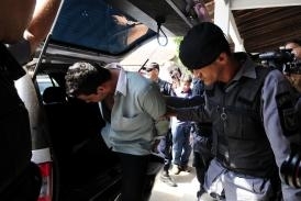 Polcia Militar apresenta sequestrador de gerente de banco preso em flagrante