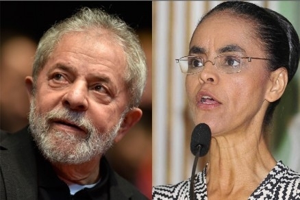 Lula e Marina Silva lideram intenes de voto