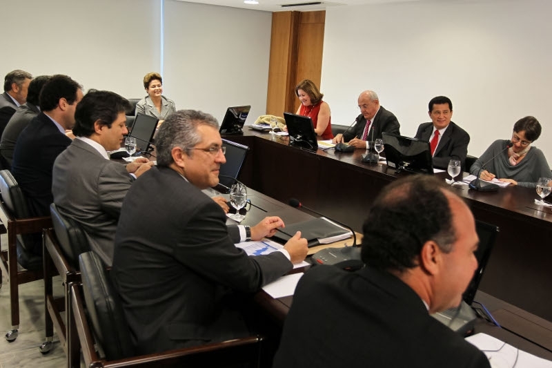 Presidenta Dilma comandou primeira parte da reunio do frum de infraestrutura, nesta quinta-feira (20/1)
