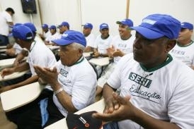Inaugurao de 26 trabalhadores da Arena Pantanal do Programa de Educao Bsica (PEB)