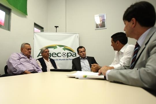 Reunio do governador Silval Barbosa com toda diretoria da Agecopa.