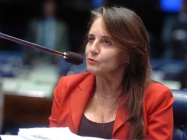 Senadora Serys Slhessarenko (PT-MT), presidente interino do Senado Federal 