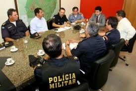 Casa Civil, Segurana Pblica e inteligncia da Policia Judiciria Civil e Polcia Militar definem estratgias