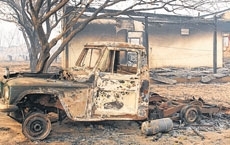 Foram 112 casas queimadas, 29 madeireiras e serrarias atingidas e prejuzos que podem chegar a R$ 10 milhes s no setor