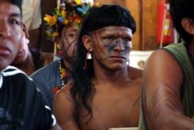 Coordenadoria Indigena de Mato Grosso participa de reunio com indios, na Usina Dardanelos