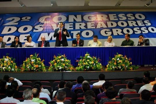 Governador Silval Barbosa participa da abertura do 2 Congresso de Vereadores de Mato Grosso