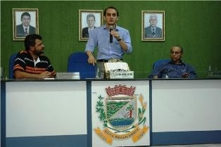 Wilson Santos, anunciou que vai fazer propaganda das potencialidades do municpio de Nova Brasilndia e regio 
