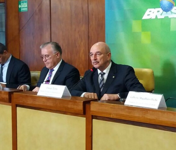 Ministro Osmar Terra deu entrevista em Braslia para mostrar dados sobre o Bolsa Famlia