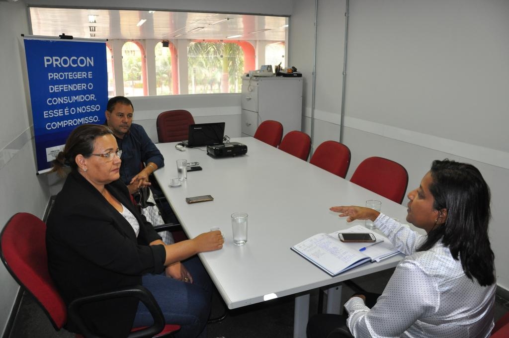 Capacitao dos novos dirigentes do Procon Municipal de Rondonopolis, na sede do Procon-MT.