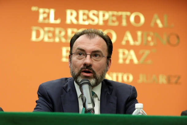 Ministro mexicano das Relaes Exteriores, Luis Videgaray