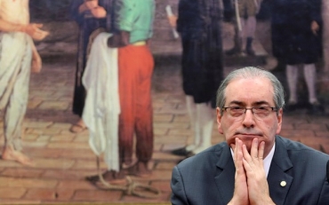 O deputado cassado Eduardo Cunha, ex-presidente da Cmara, durante sesso da Comisso de Constituio e Justia da Casa, em 2016