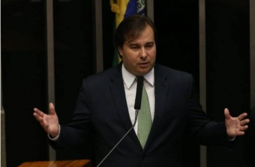 O presidente da Cmara, Rodrigo Maia (DEM-RJ) 