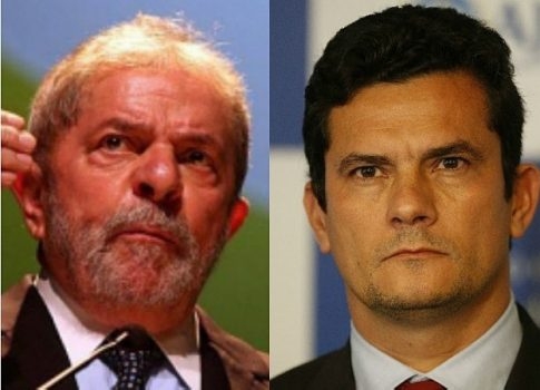 Lula e Moro.