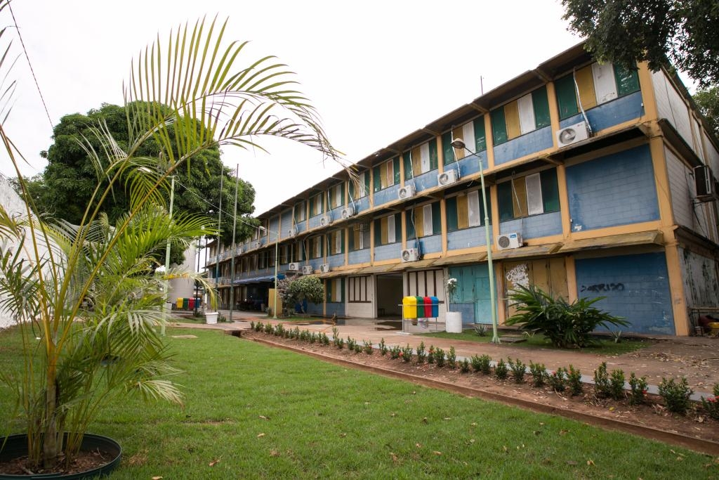 A Escola Plena Rafael Rueda est localizada no Bairro Pedra 90, em Cuiab