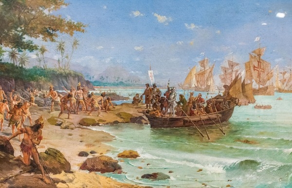Desembarque de Pedro lvares Cabral em Porto Seguro em 1500