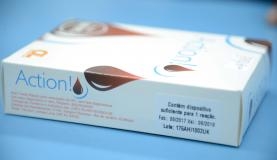 Embalagem do autoteste para deteco rpida do vrus HIV vendido em farmcias