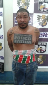 Josiel Silva Pinho, que havia sido preso em funo dos crimes de furto, homicdio e crime cometido sem violncia ou grave ameaa, foi recapturado