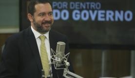 O ministro Dyogo Oliveira, no programa Por Dentro do Governo, da TV NBR