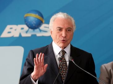 Temer discursa durante posse do novo ministro da Secretaria-Geral da Presidncia da Repblica, Ronaldo Fonseca de Souza