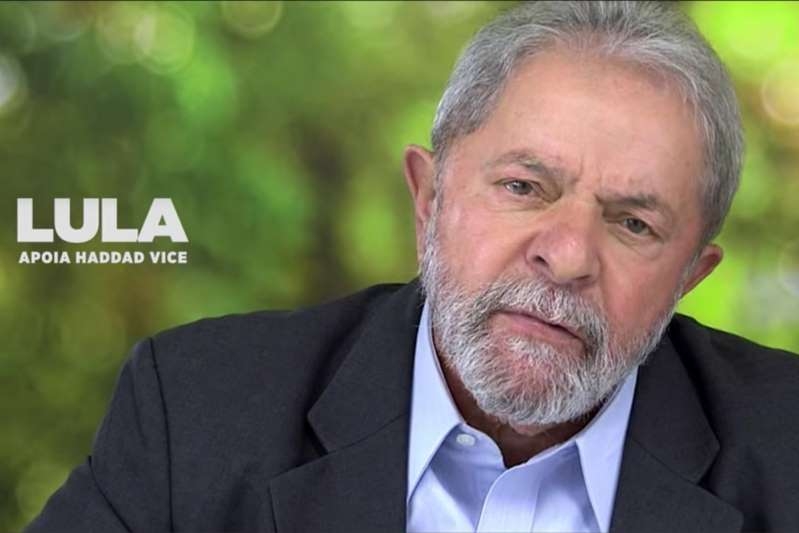 Reproduo Lula apoia Haddad vice durante o programa eleitoral da coligao 