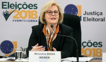 Presidente do Tribunal Superior Eleitoral (TSE), ministra Rosa Weber