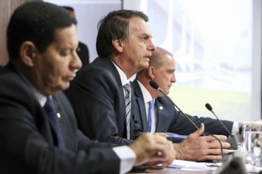 Jair Bolsonaro em primeira reunio ministerial - Marcos Corra/PR