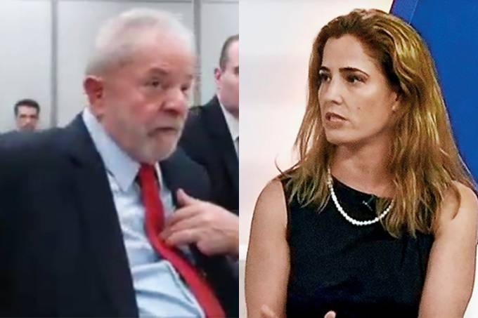 O ex-presidente Lula e a juza Gabriela Hardt (//Reproduo)