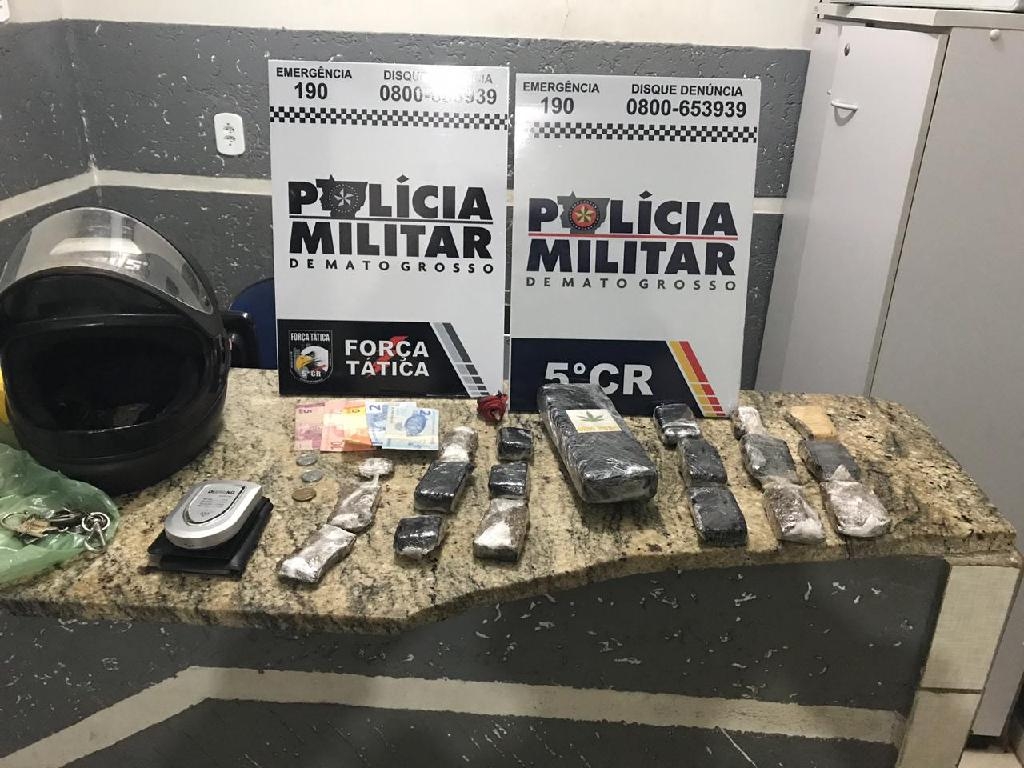 Droga foi encontrada na residncia do suspeito