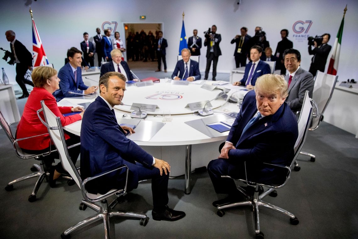 Lderes do G7 - POOL/AFP
