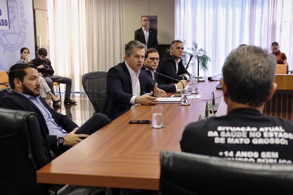 Governador Mauro Mendes se rene com Frum Sindical, Crditos: Mayke Toscano/Secom-MT