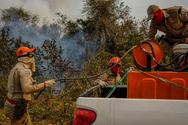 Teste com retardante para combater incndios no Pantanal - Foto: Mayke Toscano/Secom-MT