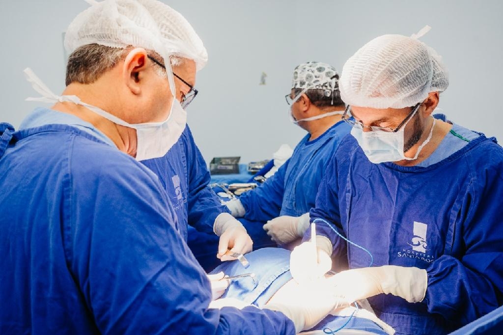 Registro da retomada do transplante de rim em Mato Grosso, em janeiro de 2020 - Foto: Assessoria Hospital Santa Rosa